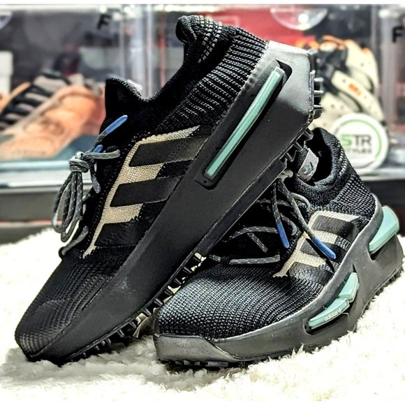 adidas Men\'s NMD S1 Shoes Core Black / Altered Blue HP5523 Size 10.5 main image 10